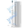 Kép 2/16 - Sonic Toothie Elektromos fogkefe fehér vízálló 6 csere fejjel hordtáskával 6 üzemmóddal IPX8