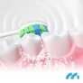 Kép 15/16 - Sonic Toothie Elektromos fogkefe fehér vízálló 6 csere fejjel hordtáskával 6 üzemmóddal IPX8