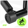 Kép 11/13 - BodyStep Otthoni Stepper állítható ellenállással csúszásmentes pedálokkal, LCD kijelzővel és rugalmas kötelekkel a karok edzéséhez, fekete