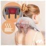 Kép 8/12 - PRO-Comfy Akkus Shiatsu vibrációs 3D nyak és váll masszírozógép, fűtő funkcióval, 25 W, 1800 mAh