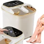 Kép 2/9 - Lábfürdő fűtési funkcióval, elektromos lábfürdő masszázsgörgőkkel, lábmasszázs, masszázskészülék, Shiatsu lábmasszírozó otthoni wellnesshez 
