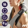 Kép 5/10 - HealthPro Shiatsu akkus vezetéknélküli 3D Nyak és váll masszírozógép, fűtő funkcióval, 8 masszázsponttal, 2000 mAh akkuval, USB-c töltővel