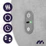 Kép 3/9 - MAX-Comfy 1800  Shiatsu akkus vezetéknélküli 3D Nyak és hát masszírozógép, fűtő funkcióval, 15 perces időzítővel, 1800mAh, USB-c töltővel
