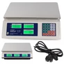 Kép 1/10 - Elektronikus akkumulátoros kereskedelmi mérleg, 40kg