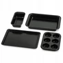 Kép 2/3 - La Cucina 4 db-os tapadásmentes tepsi készlet Muffin sütővel, 37 x 26 cm 