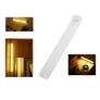 Kép 2/11 - Öntapadós elemes LED lámpa, mozgásérzékelős, Gardróbba-lépcsőre,  20 x 2,5 cm