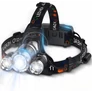 Kép 1/8 - Extra erős XML-T6 fejlámpa, XPE LED,  4 világítási mód, 2100 Lumen, IPX 3