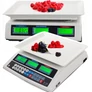 Kép 1/5 - Elektronikus akkumulátoros kereskedelmi mérleg, 30kg, 7 memóriával