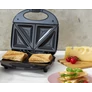 Kép 2/7 - Dupla Szendvicssütő tapadásmentes bevonattal 750 W, fekete