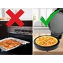 Kép 6/8 - Elektromos Pizzasütő, tapadásmentes bevonattal, 1000 W, 20 cm 