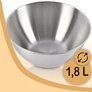 Kép 8/11 - Rozsdamentes acél digitális konyhai tálas mérleg, 1g, 5 kg, 1,8 L