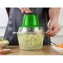 Kép 4/9 - Elektromos hús, zöldség-gyümölcs aprító, 250 W, 1600 mL, zöld, 24348_Z