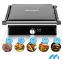 Kép 5/13 - Kihúzható XXL, elektromos, kontakt grill szendvicssütő és Panini sütő, 2200W, SM3000W