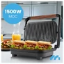 Kép 3/10 - Kihúzható elektromos, kontakt grill szendvicssütő és Panini sütő, 1500W, SM1500W