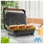 Kép 5/10 - Kihúzható elektromos, kontakt grill szendvicssütő és Panini sütő, 1500W, SM1500W