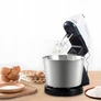 Kép 6/8 - Konyhai rozsdamentes acél tálasmixer, 7 sebességfokozat, 450 W