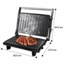 Kép 5/11 - Elektromos, tapadásmentes kontakt grill szendvicssütő és Panini sütő, 750 W, RT