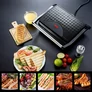 Kép 8/11 - Elektromos, tapadásmentes kontakt grill szendvicssütő és Panini sütő, 750 W, RT