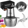 Kép 1/10 - Kraft&Dele rozsdamentes acél tartályos konyhai aprító, 350 W, 2L
