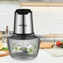 Kép 3/10 - Kraft&Dele rozsdamentes acél tartályos konyhai aprító, 350 W, 2L