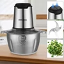Kép 6/10 - Kraft&Dele rozsdamentes acél tartályos konyhai aprító, 350 W, 2L
