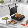 Kép 4/13 - Kraft&Dele Kihúzható XXL, elektromos, kontakt grill szendvicssütő és Panini sütő, 2400W, KD4103