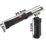 Kép 3/10 - Mágneses LED Munkalámpa, USB-s, 20 cm, 11396