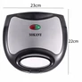 Kép 6/6 - Dupla Szendvicssütő tapadásmentes bevonattal 750 W, fekete, FJ-102
