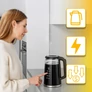 Kép 6/8 - Hőmérséklet szabályzós Vezeték nélküli vízforraló 1 7 L 2200 W melegen tartó funkcióval