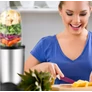Kép 8/9 - Rozsdamentes Blender konyhai turmix rozsdamentes pengével 600 W 2 db 470mL