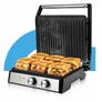 Kép 6/11 - Kihúzható XXL elektromos kontakt grill szendvicssütő és Panini sütő 2500W nagyméretű sütőfelülettel 1392 cm2