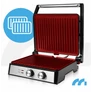 Kép 7/11 - Kihúzható XXL elektromos kontakt grill szendvicssütő és Panini sütő 2500W nagyméretű sütőfelülettel 1392 cm2
