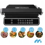Kép 7/14 - Professzionális 5 programos Kihúzható XXL elektromos kontakt grill szendvicssütő és Panini sütő 2500W SM5000W-PRO