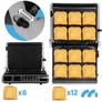 Kép 8/14 - Professzionális 5 programos Kihúzható XXL elektromos kontakt grill szendvicssütő és Panini sütő 2500W SM5000W-PRO