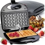 Kép 1/8 - 2 szeletes tapadásmentes gofrisütő 750W