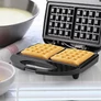 Kép 5/8 - 2 szeletes tapadásmentes gofrisütő 750W