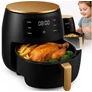 Kép 2/10 - AIRFRYER fritőz 6 literes tállal, érintőképernyős kijelző, tapadásmentes, 2400 W-os
