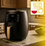 Kép 9/10 - AIRFRYER fritőz 6 literes tállal, érintőképernyős kijelző, tapadásmentes, 2400 W-os