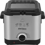 Kép 2/9 - Kraft&Dele Rozsdamentes acél olajsütő, 1,5 L,1000 W, 130-190°C,  Tapadásmentes belső bevonat, KD4330