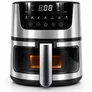 Kép 2/10 - AIRFRYER fritőz 7 literes tállal 7 program, érintőképernyős kijelző, tapadásmentes, 1500 W-os