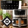Kép 5/10 - AIRFRYER fritőz 7 literes tállal 7 program, érintőképernyős kijelző, tapadásmentes, 1500 W-os
