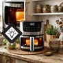 Kép 6/10 - AIRFRYER fritőz 7 literes tállal 7 program, érintőképernyős kijelző, tapadásmentes, 1500 W-os