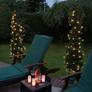 Kép 2/7 - ProGarden 50 LED napelemes fényfüzér, meleg fehér, 6,4 méter