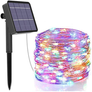 Kép 1/5 - 200 micro LED-es napelemes kerti dekor fényfüzér, színes