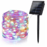 Kép 4/5 - 200 micro LED-es napelemes kerti dekor fényfüzér, színes
