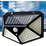 Kép 4/5 - 2 db 100 LED-es mozgásérzékelős napelemes LED lámpa rögzítőkkel VG