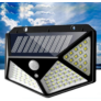 Kép 4/5 - 100 LED-es Mozgásérzékelős, napelemes LED lámpa