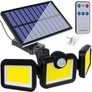 Kép 1/5 - Extra erős 171 LED-es napelemes reflektor, mozgásérzékelővel, 6000lm