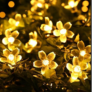 Kép 3/6 - Napelemes kerti dekor virág, 30 LED-es fényfüzér, meleg fehér