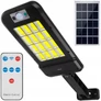 Kép 1/5 - Extra erős 240 LED-es napelemes reflektor, mozgásérzékelővel, 72 W
